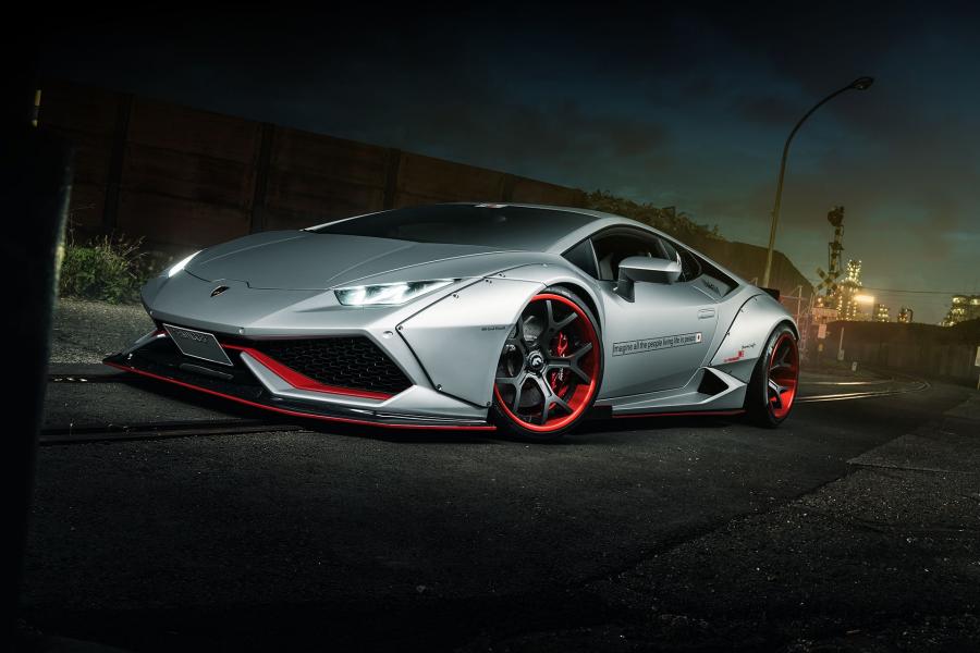 Lamborghini Huracan by Liberty Walk on Forgiato Wheels (GTR-ECL) '2017